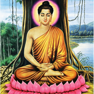Gạch tranh 3d 5d Phật Thích Ca